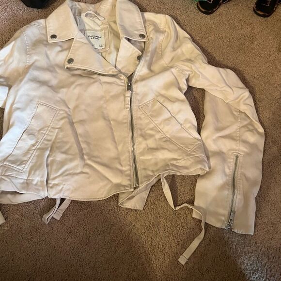 Abercrombie asymmetrical jacket small - Picture 3 of 10